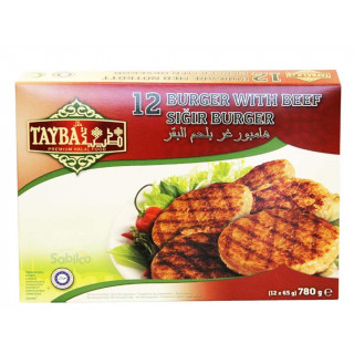 Steaks de Boeuf et Poulet pour Burger Surgelés - TAYBA - 12 Pcs