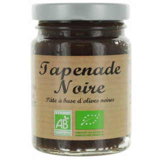 Tapenade Olives Noires BIO - AGIDRA - 90gr