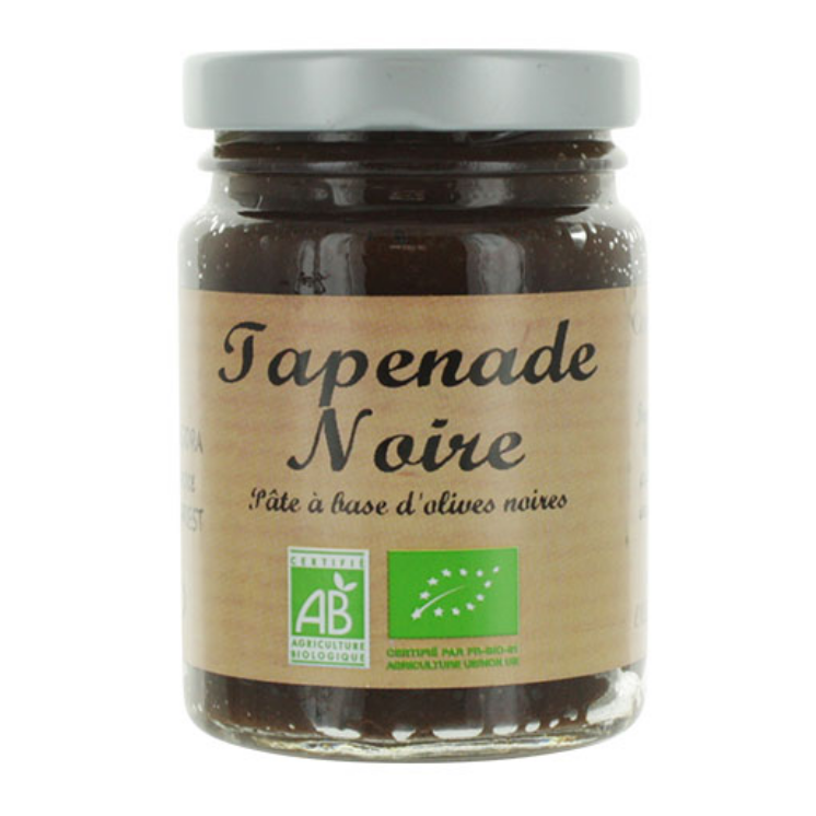 Tapenade Olives Noires BIO - AGIDRA - 90gr