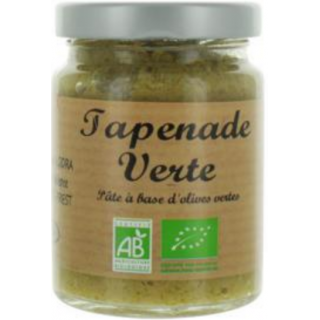 Tapenade Olives Vertes BIO - AGIDRA - 90gr