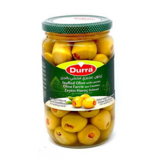 Olives Vertes Farcies aux Carottes - DURRA - 700gr