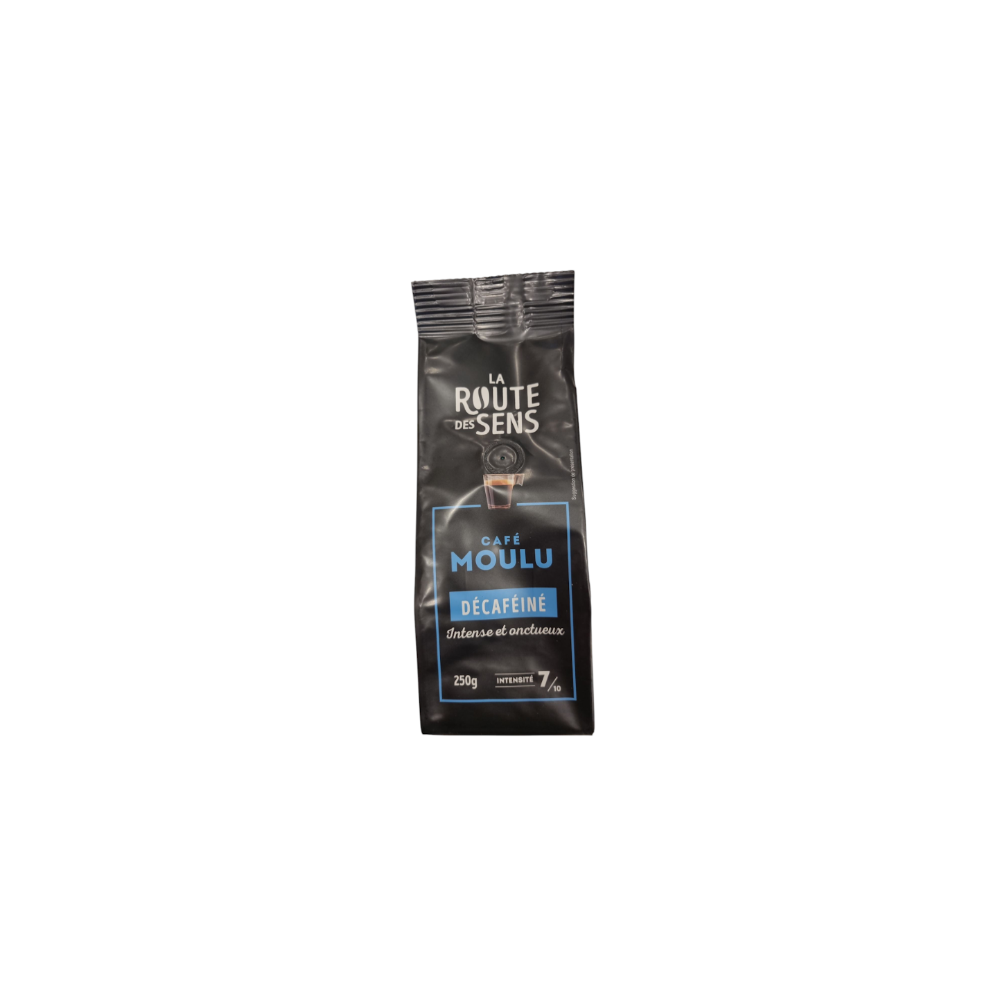 Café moulu décaféiné - La route des sens - Sachet 250g