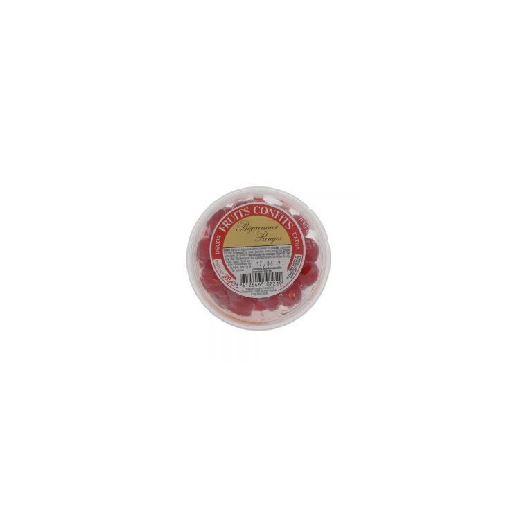 Bigarreaux Rouges - FRUITS CONFITS - 200gr