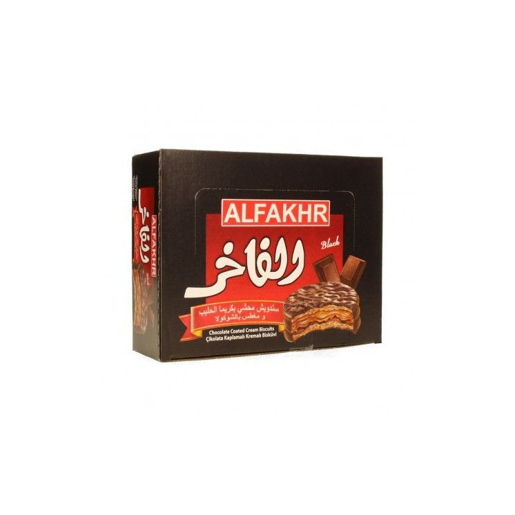 Biscuits à la Crème Enrobés de Chocolat - ALFAKHER - 12pc