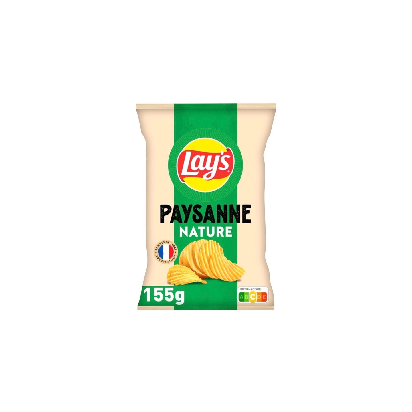 Chips Paysannes Nature - Lay's - 155gr