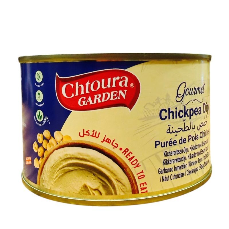 Houmous à la Tahina (Purée de Pois Chiches) - CHTOURA GARDEN - 420gr