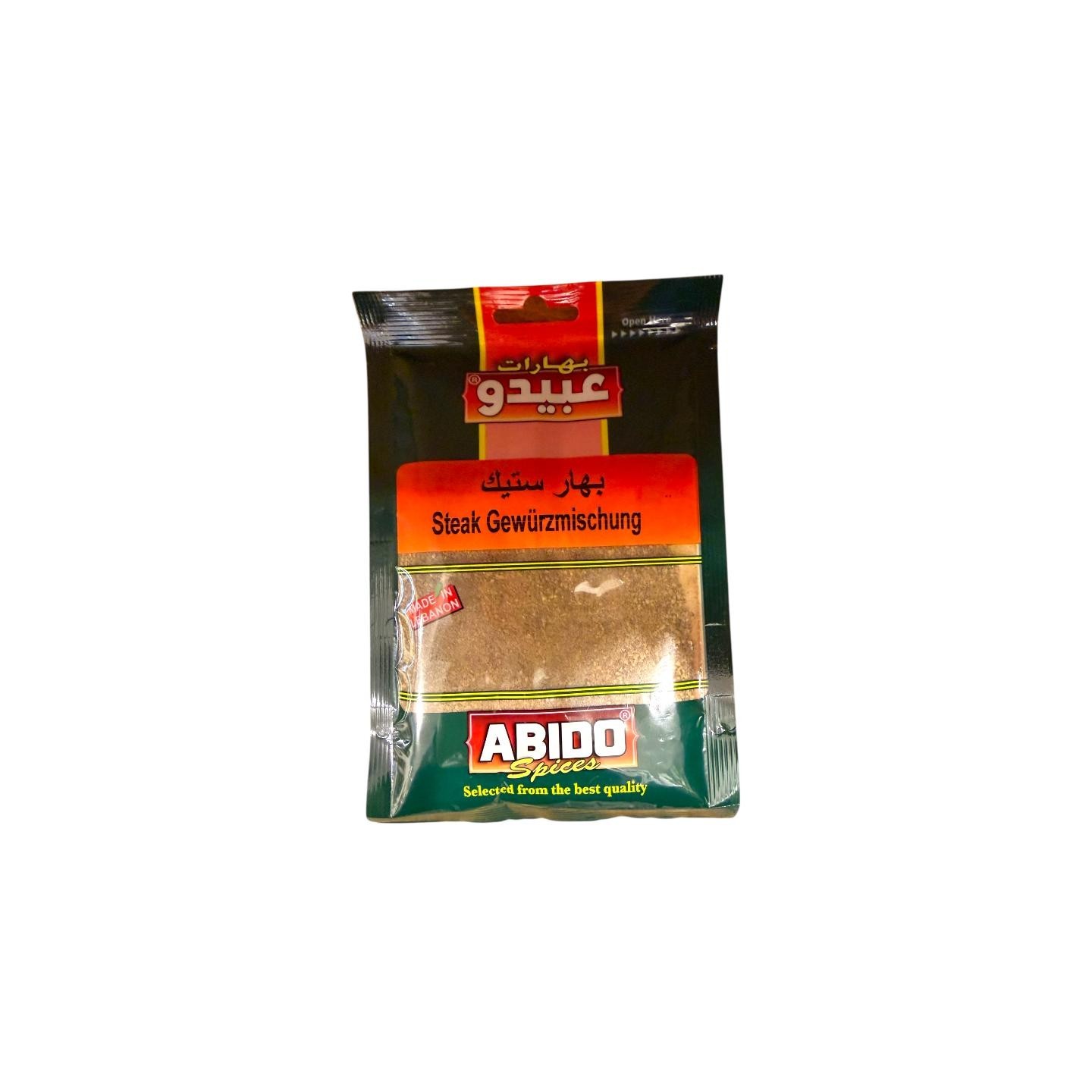 Epices de Steak - ABIDO - 50g