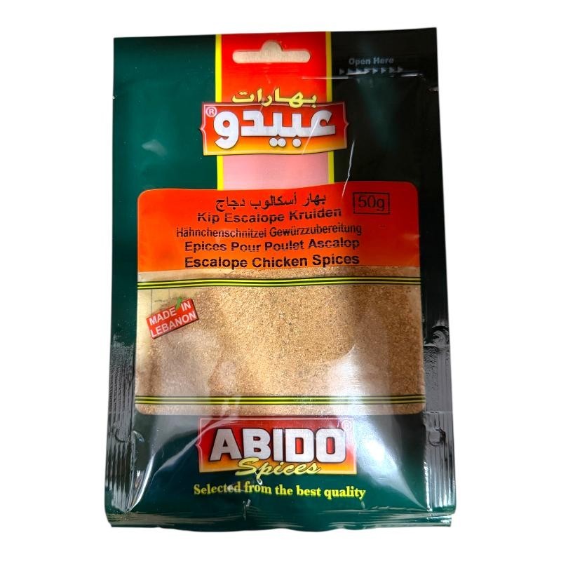 Epices pour Escalopes de Poulet - ABIDO - 50gr