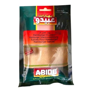 Epices pour Hamburger - ABIDO - 50gr