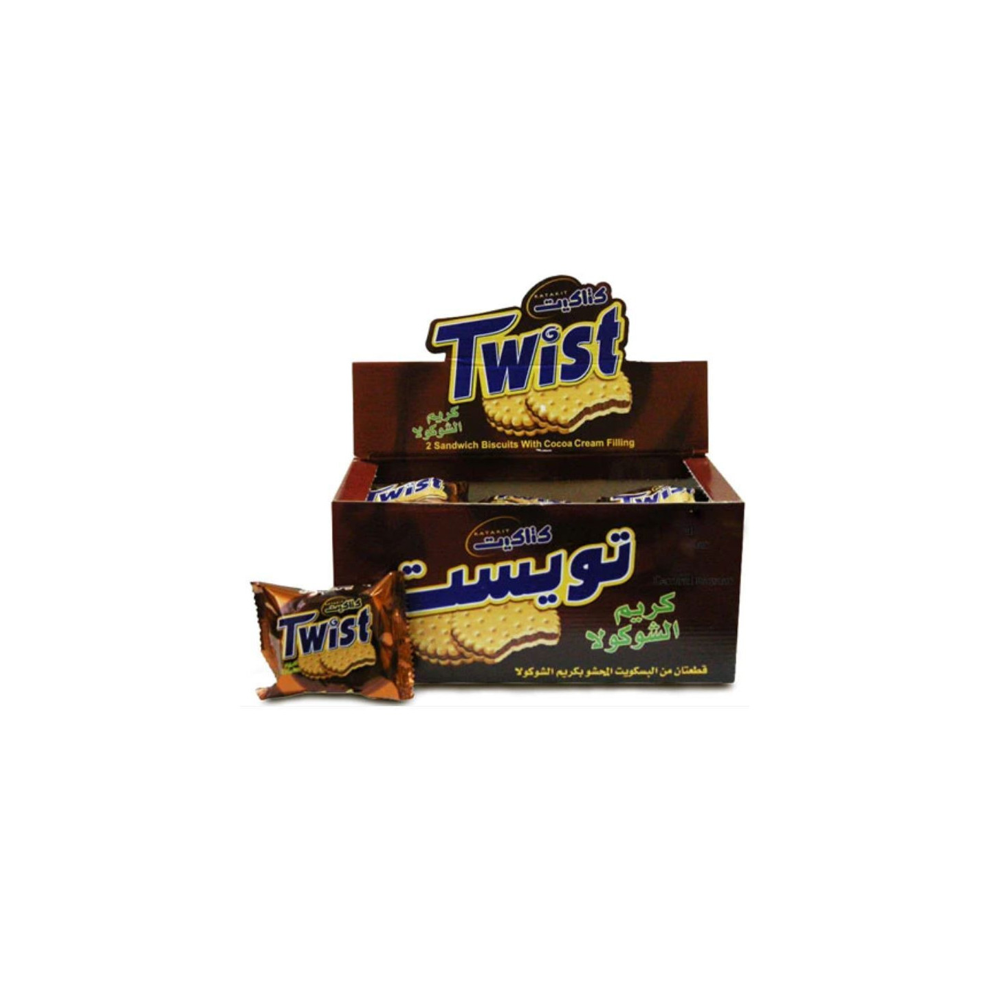 Biscuits au Chocolat Twist - KATAKIT - 24pc