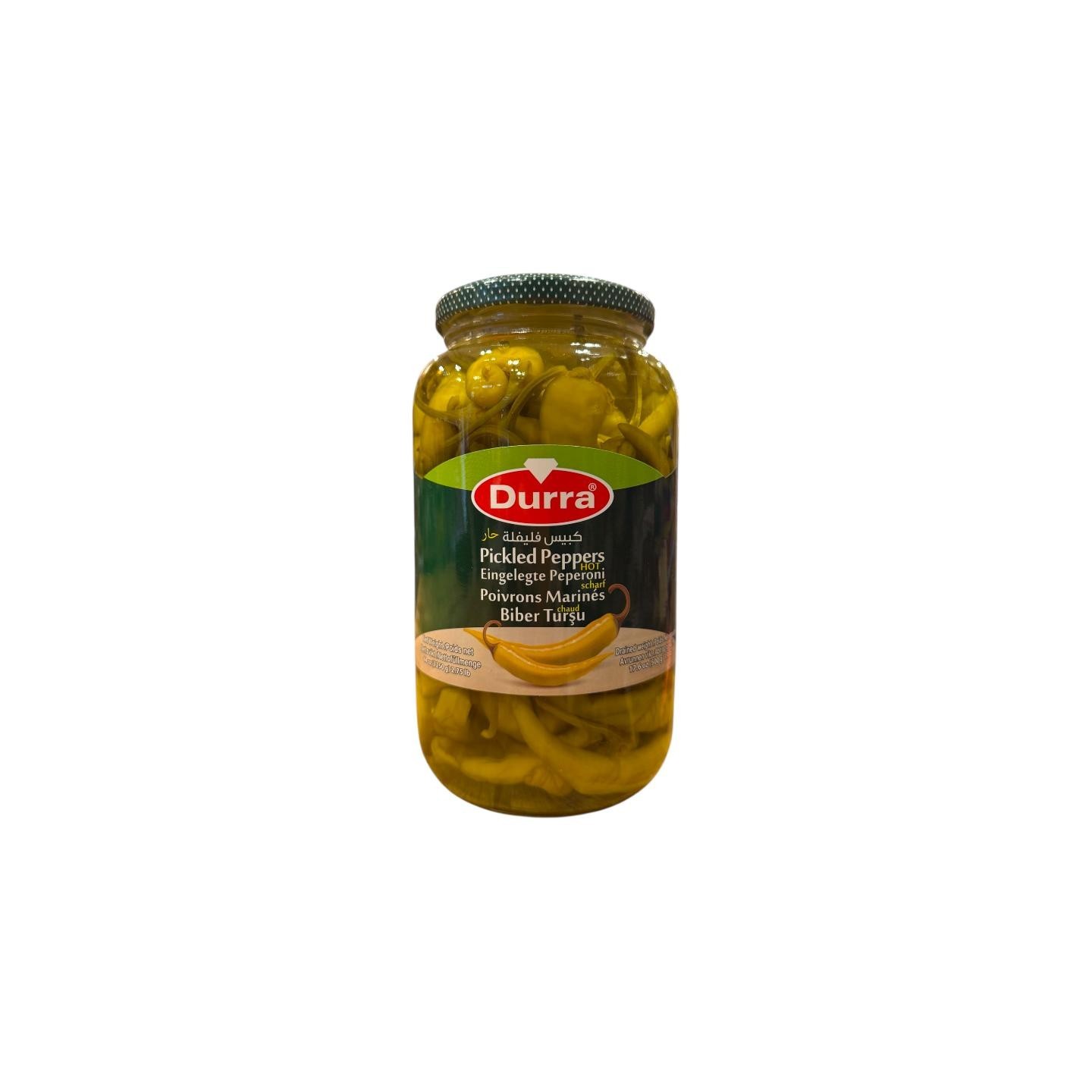 Piments Marinés Piquants - DURRA - 1,25kg