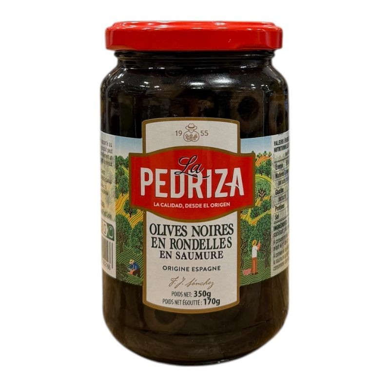 Olives noires en rondelles La Pedriza - 170g