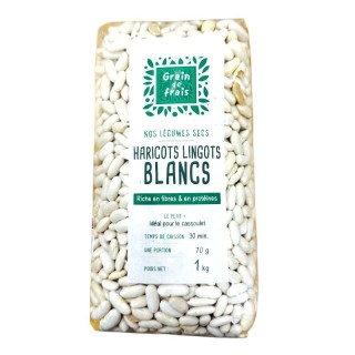 Haricots Blancs - GRAIN DE FRAIS - 1k