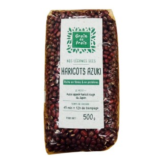 Haricots Azuki - GRAIN DE FRAIS - 500g