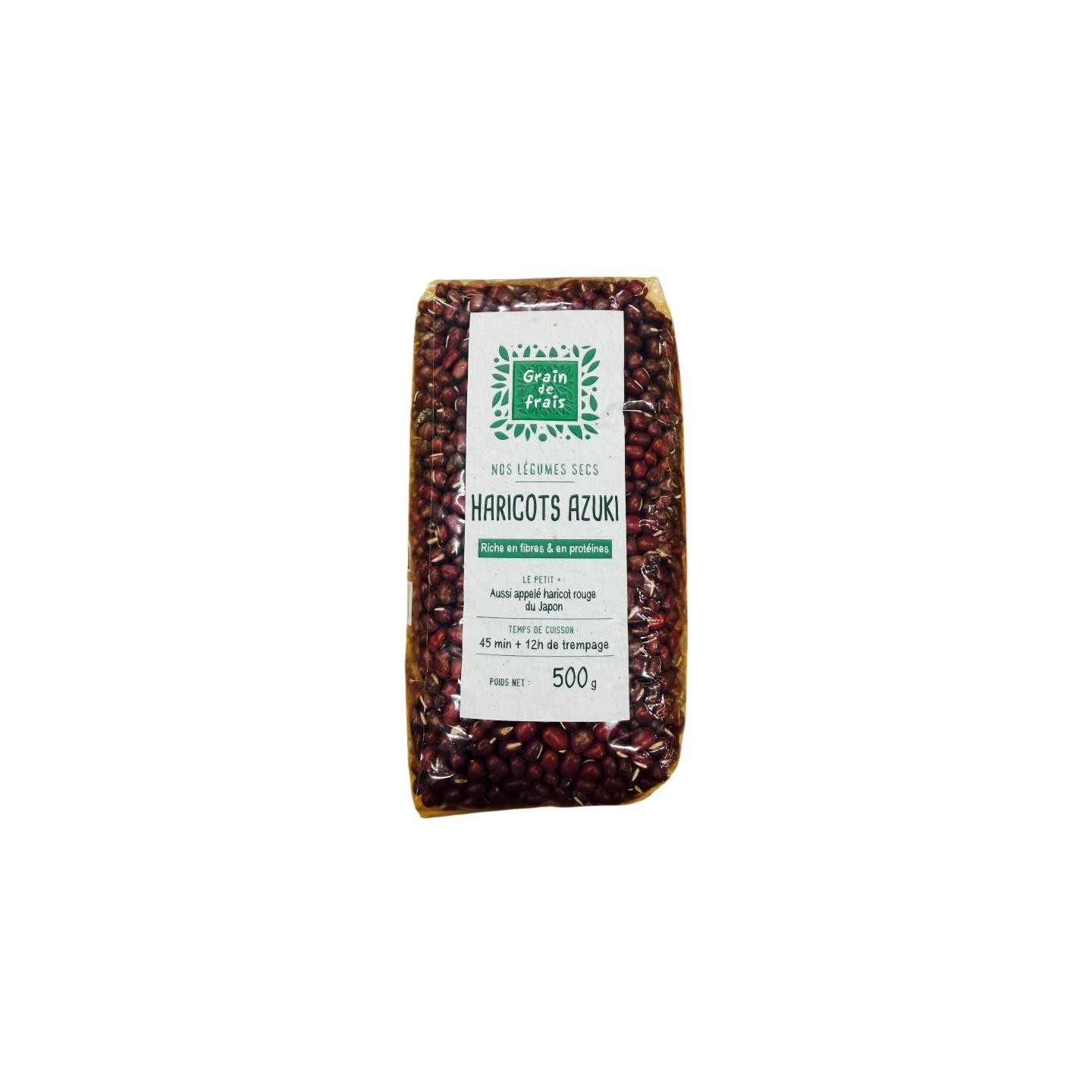 Haricots Azuki - GRAIN DE FRAIS - 500g