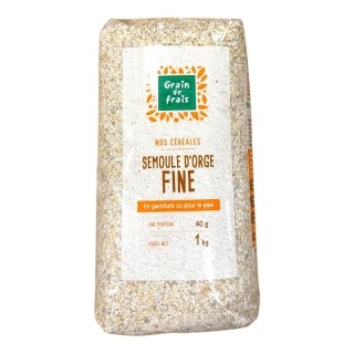 Semoule d'Orge (Frick) - GRAIN DE FRAIS- 1K