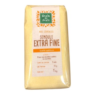 Semoule EXTRA FINE - GRAIN DE FRAIS- 1K