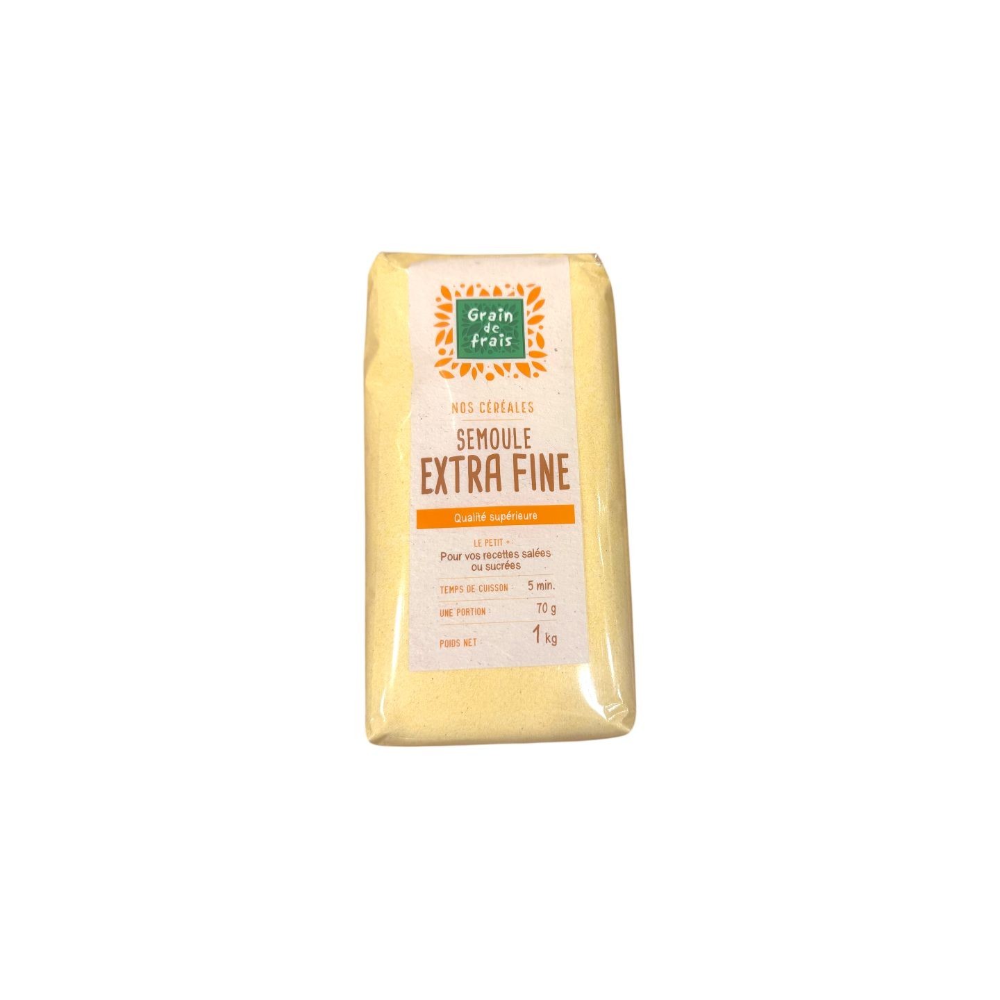 Semoule EXTRA FINE - GRAIN DE FRAIS- 1K