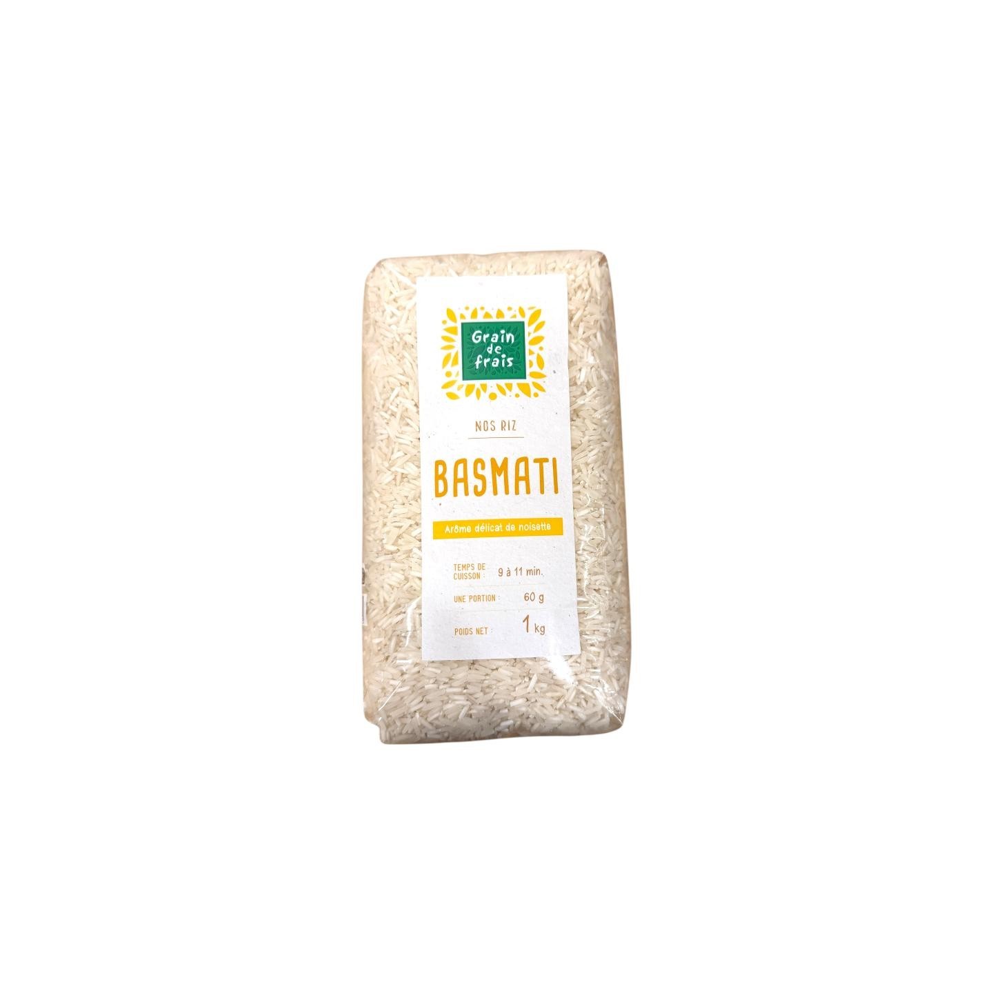 Riz Basmati - GRAIN DE FRAIS - 1kg