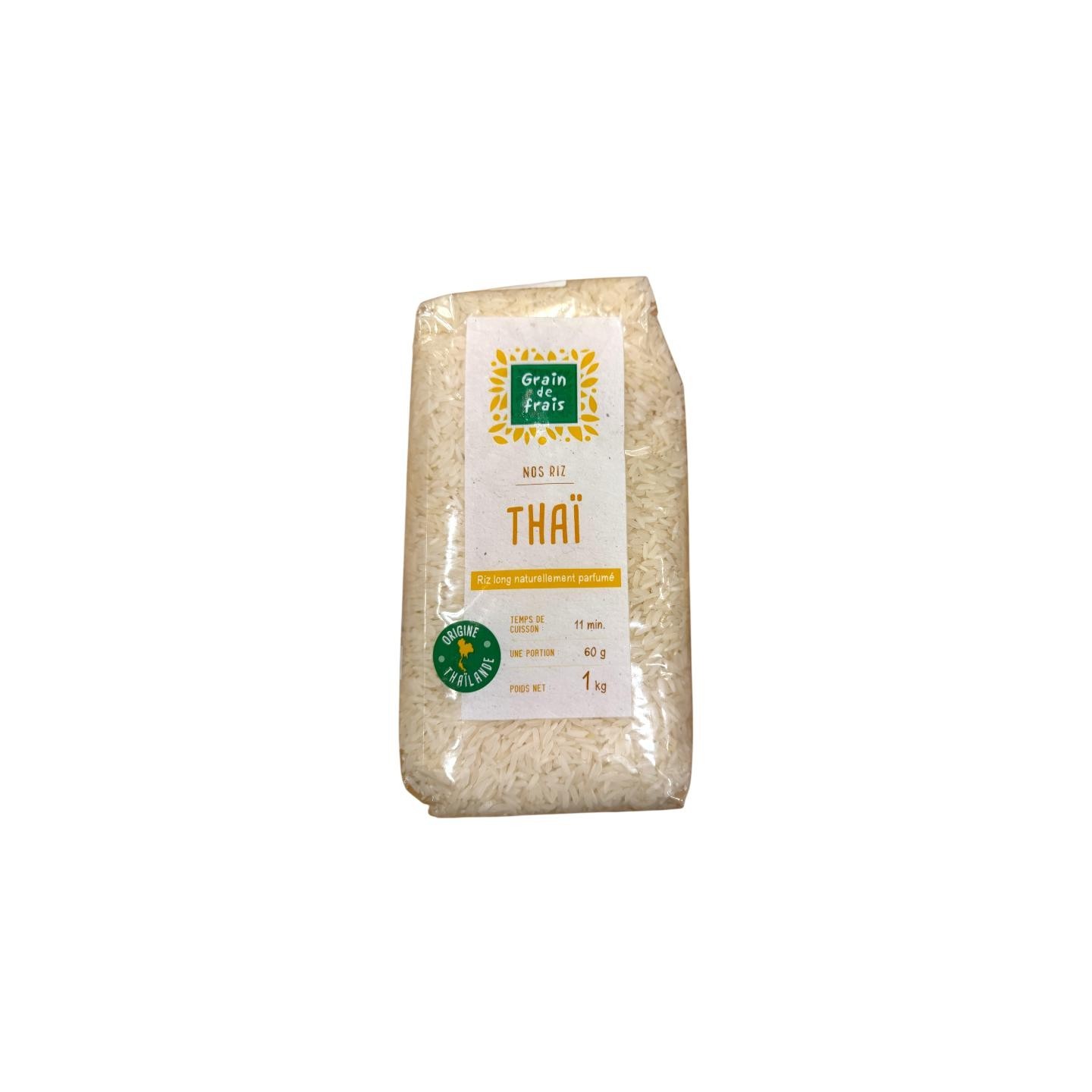 Riz Thai - GRAIN DE FRAIS - 1kg