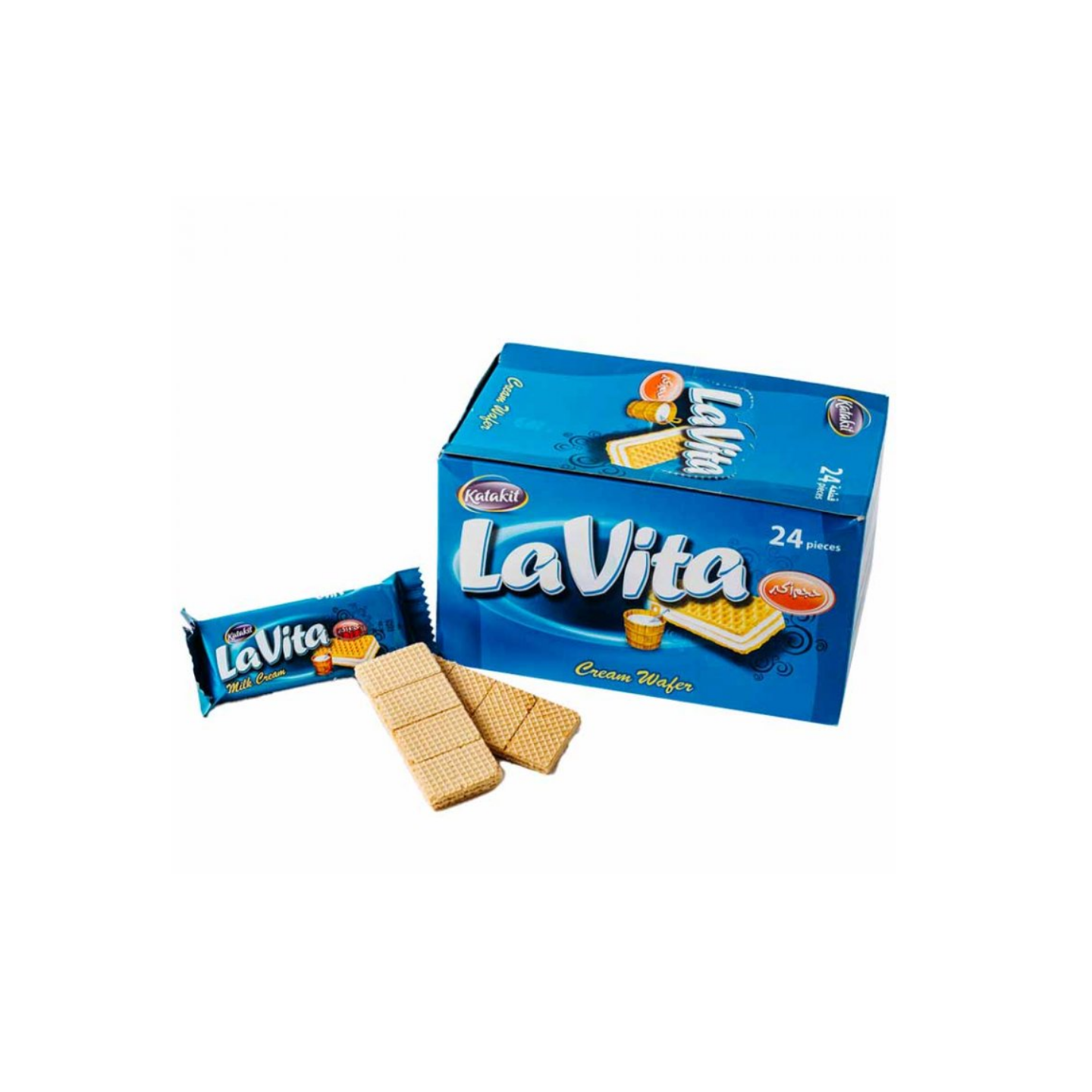 Biscuits Gaufrés au Lait LaVita - KATAKIT - 24pc