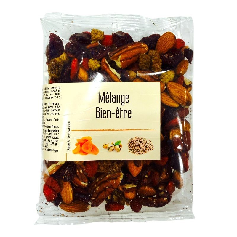 Fruits Secs (Mélange Bien-être) - AGIDRA - 200Gr