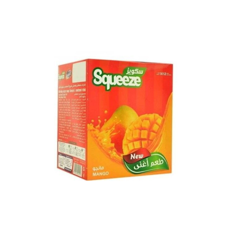 Boisson instantanée Mangue - SQUEEZE - 12 x 1L