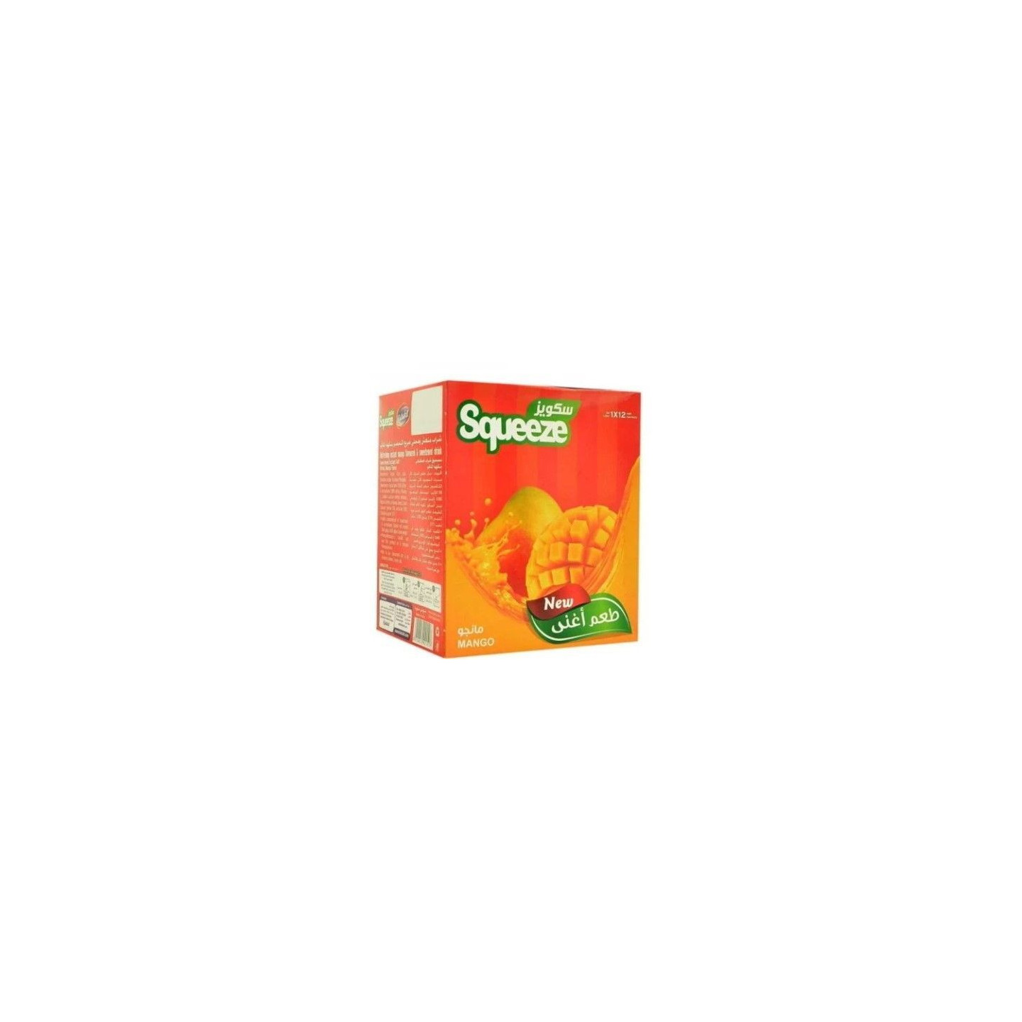 Boisson instantanée Mangue - SQUEEZE - 12 x 1L