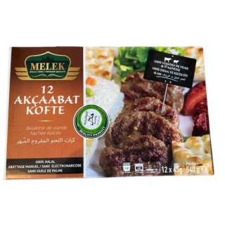 Boulettes de Viande Hachées Épicées Surgelés (Akçaabat Kofté) - MELEK - 12p