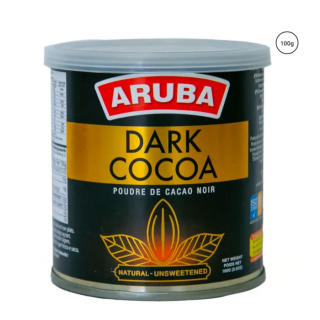 Cacao noir en Poudre (naturel sans sucre) - ARUBA - 100gr