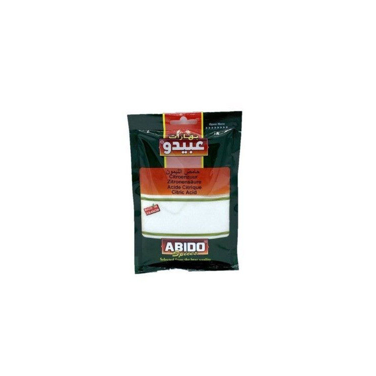 Acide Citrique - ABIDO - 100gr