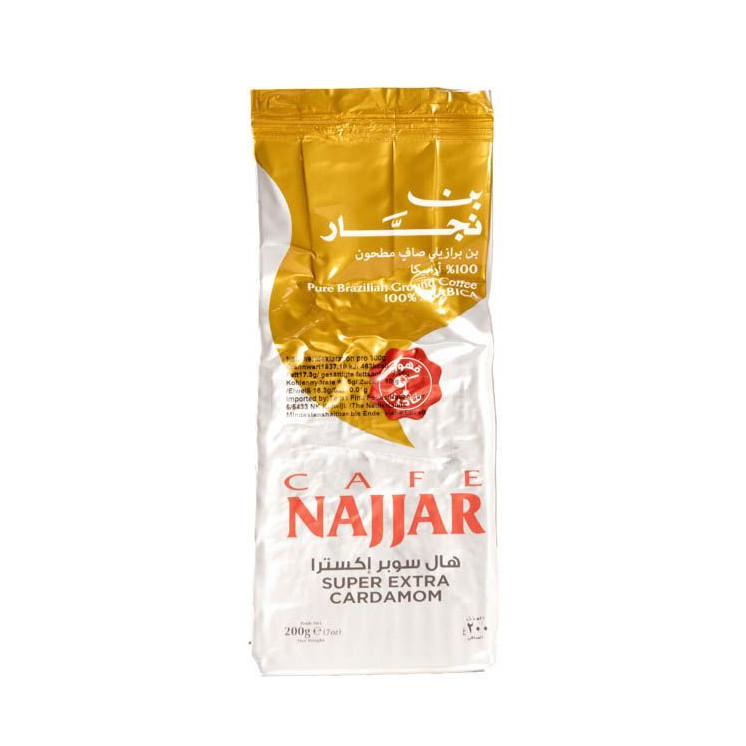 Café 100% Arabica Super Extra Cardamome - NAJJAR - 200gr