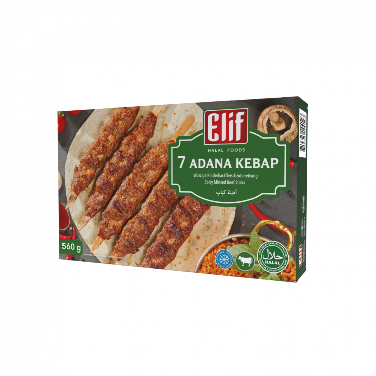 Adana Kebab Surgelés - ELIF - 7pcs