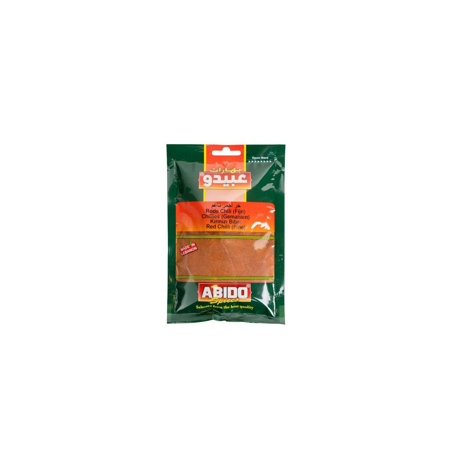 Chili Rouge - ABIDO - 50gr