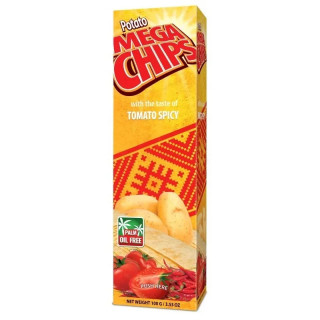 Chips Saveur de Tomate Chili - MEGA CHIPS - 100gr