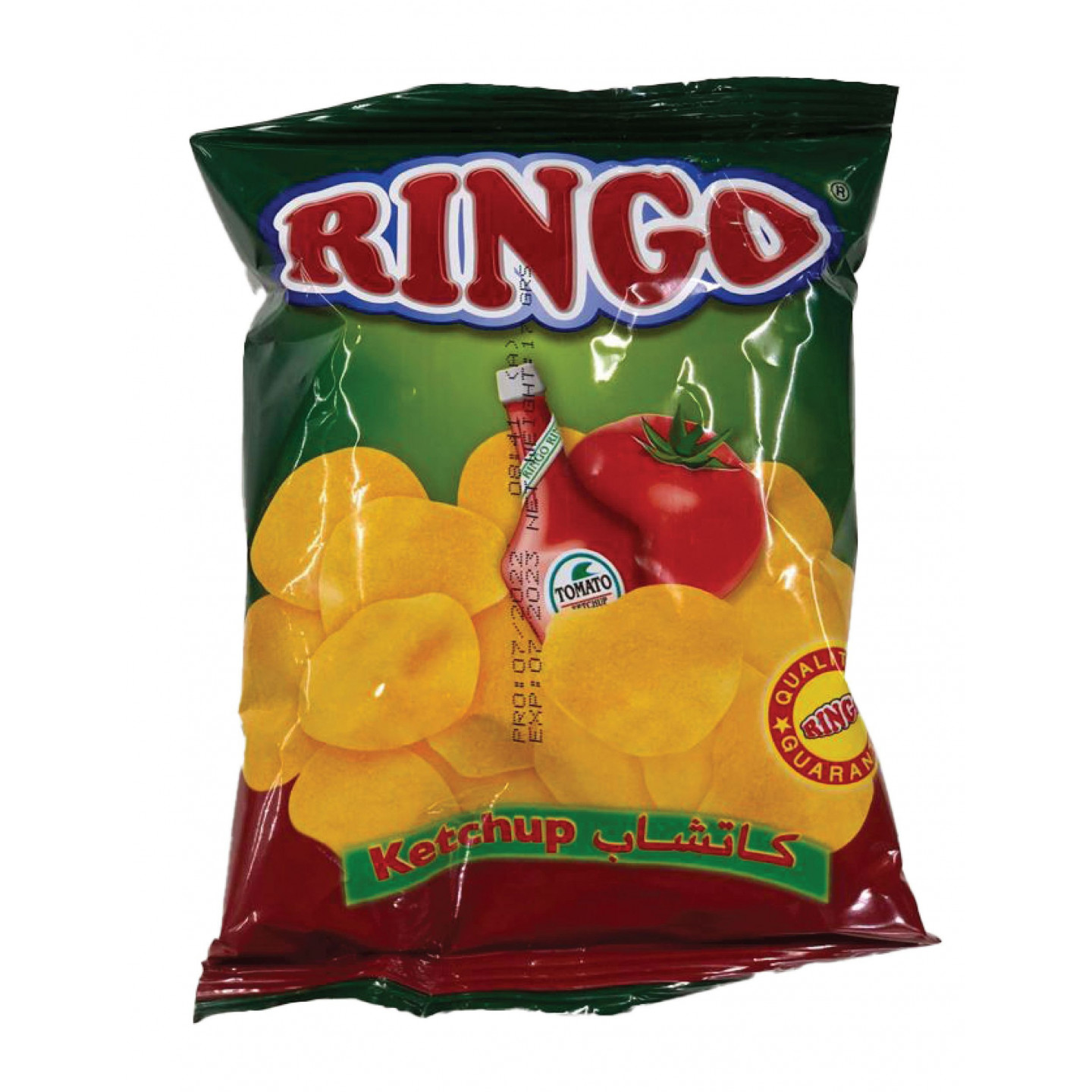 Chips Saveurs de Ketchup - RINGO - 22gr