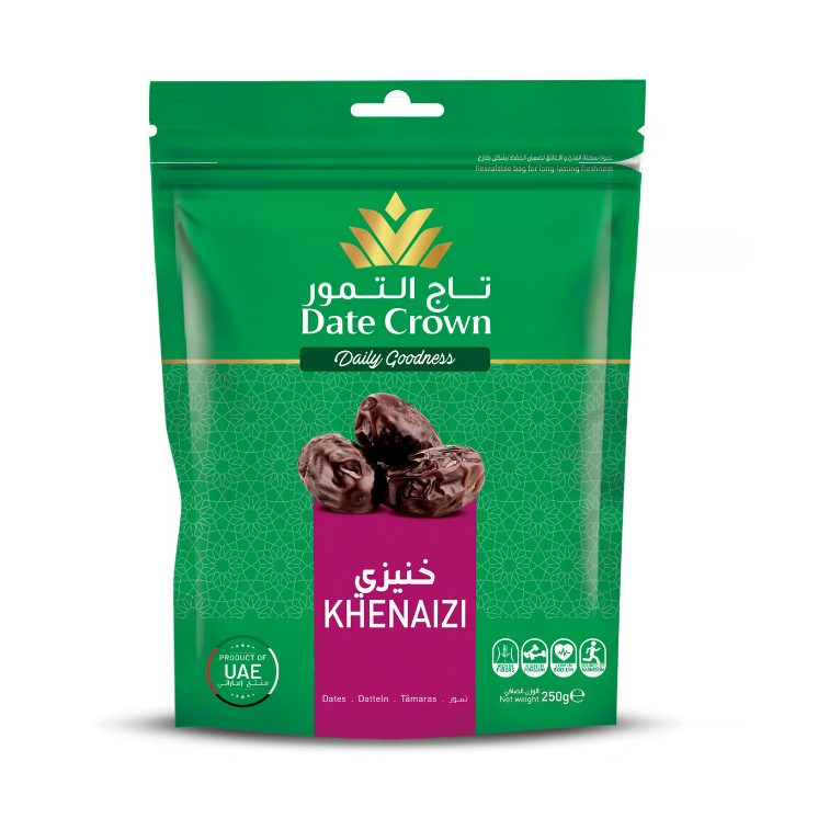 Dattes Khenaizi - DATE CROWN (Al Foah) - 500g