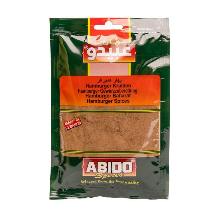 Epices pour Hamburger - ABIDO - 50gr