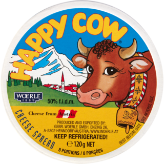 Fromage Fondu Autrichien - HAPPY COW - 120gr