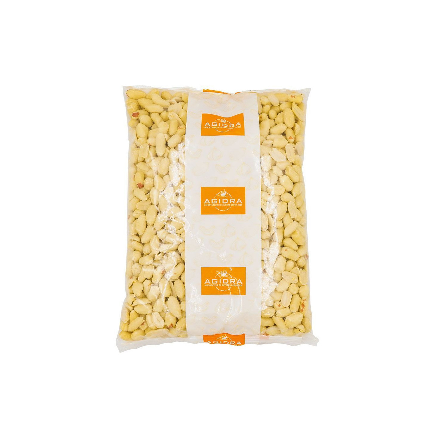 Cacahuètes Blanches (Emondees) - AGIDRA - 1Kg