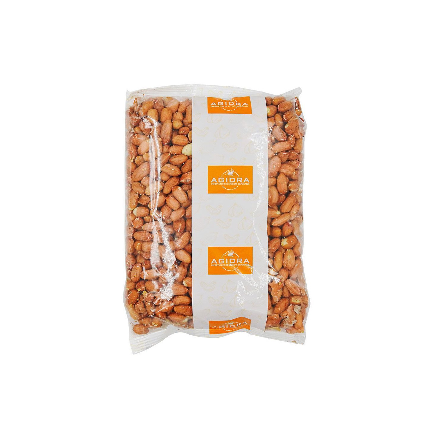 Cacahuètes Brunes (Non Emondees) - AGIDRA - 1Kg