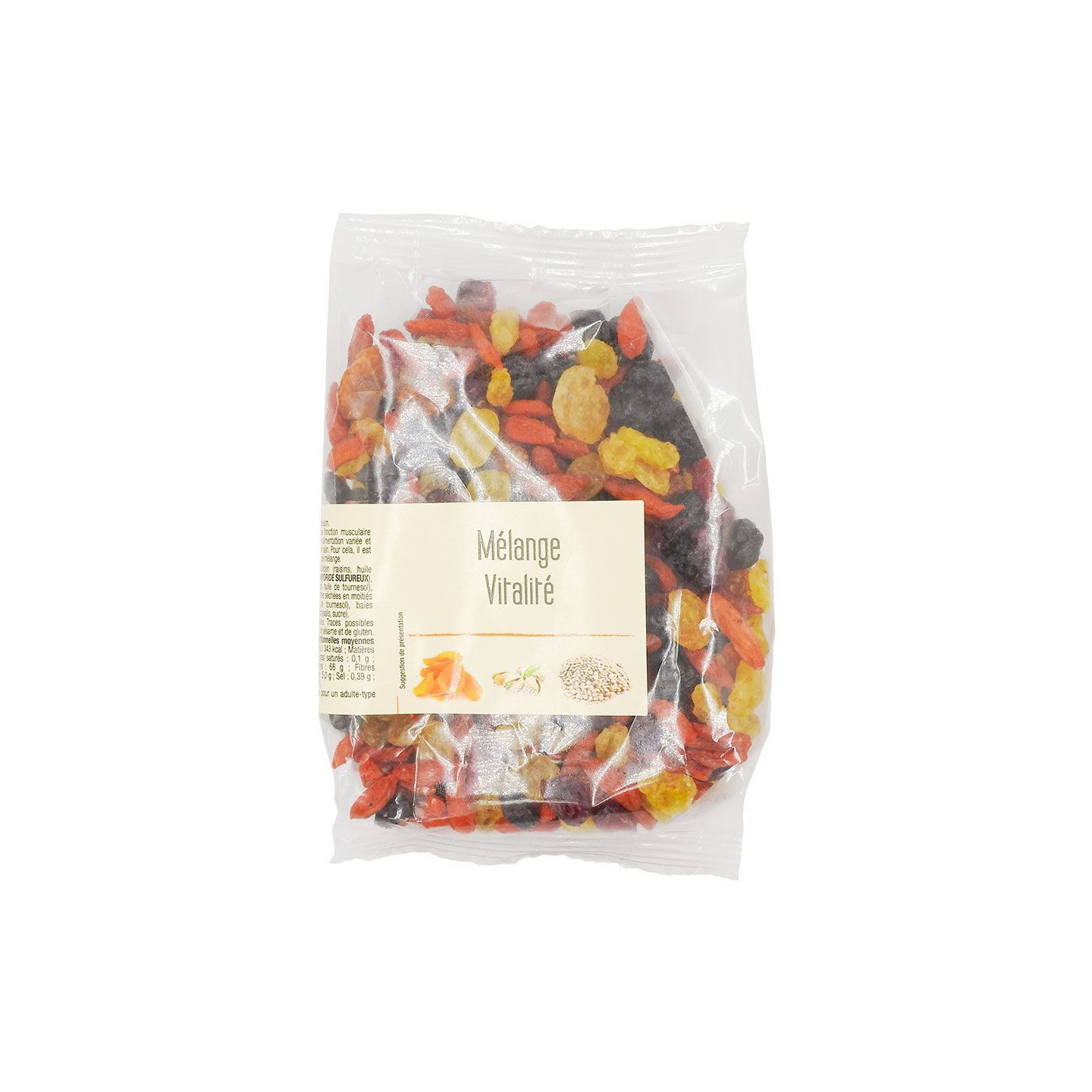 Fruits Secs (Mélange Vitalité) - AGIDRA - 200Gr