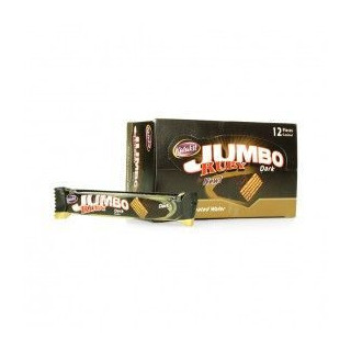 Gaufrettes Enrobées aux Cacao Noir (Jumbo) - RUBY - 12pc