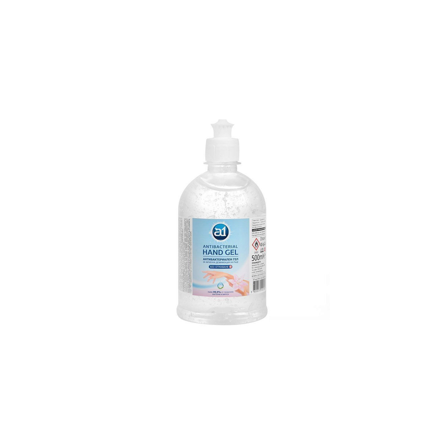 Gel Antibactérien Pour les Mains - A1 - 500ml