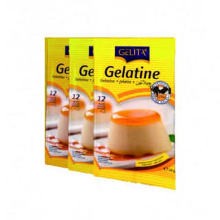 Gelatine - GELITA - 12 Feuilles