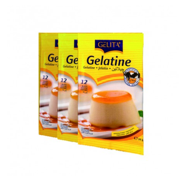 Gelatine - GELITA - 12 Feuilles