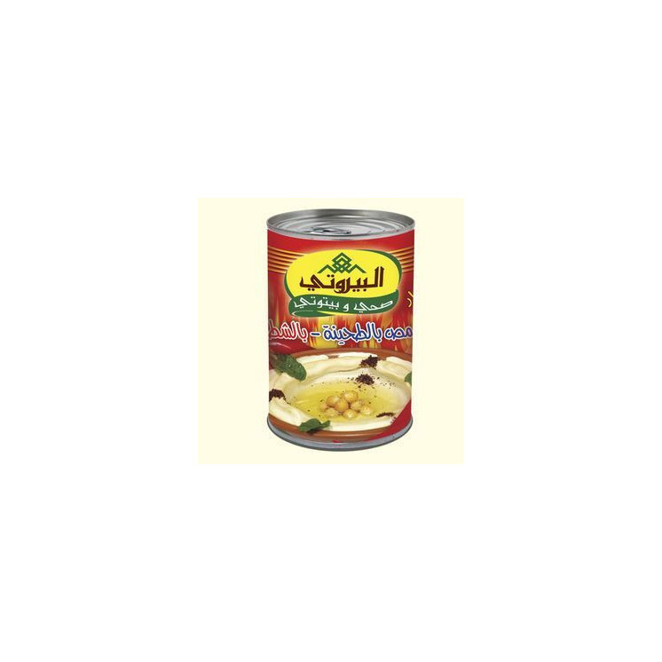 Houmous à la Tahina Chili (Purée de Pois Chiches) - ALBAYROUTY - 380gr