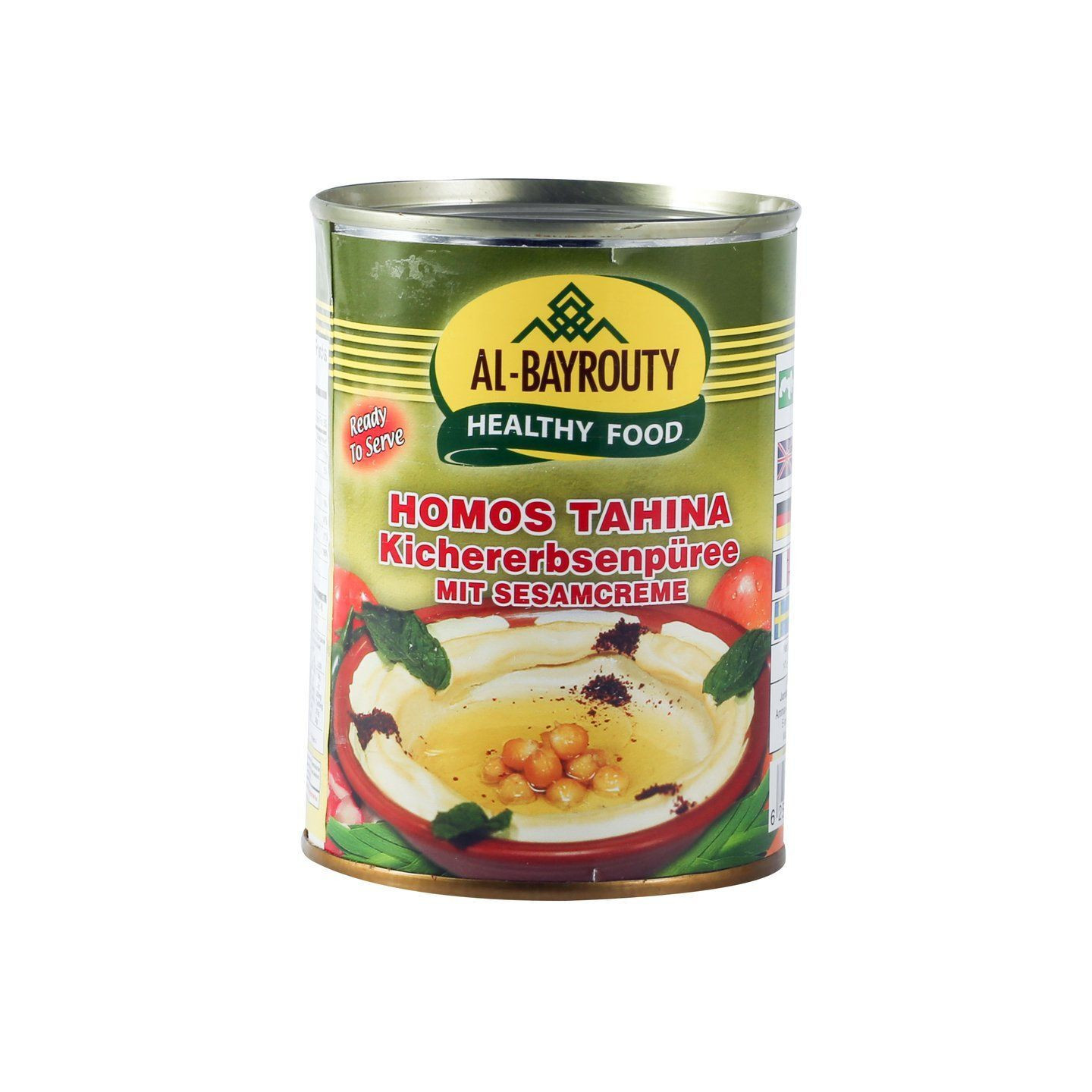 Houmous à la Tahina (Purée de Pois Chiches) - ALBAYROUTY - 380gr