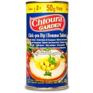 Houmous à la Tahina (Purée de Pois Chiches) - CHTOURA GARDEN - 430gr