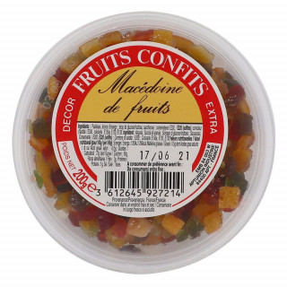 Macédoine de Fruits Secs - FRUITS CONFITS - 200gr